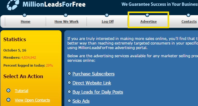 Review of the Free Millions of Leads System