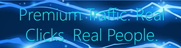 premium traffic real clicks