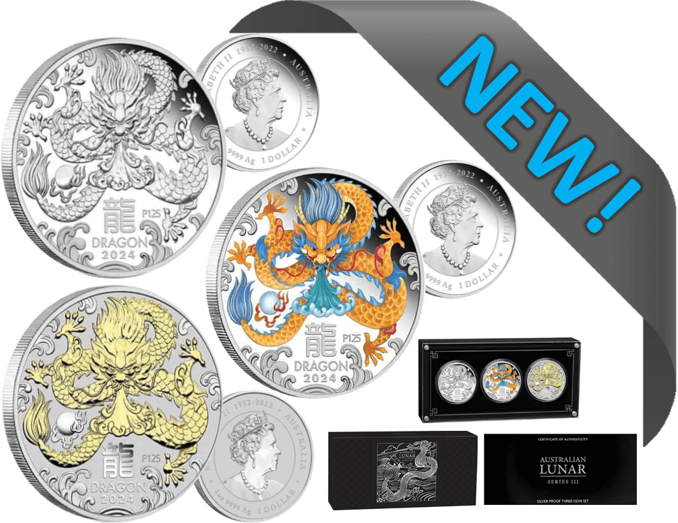 Year of the Dragon Pure Silver Coin Sale