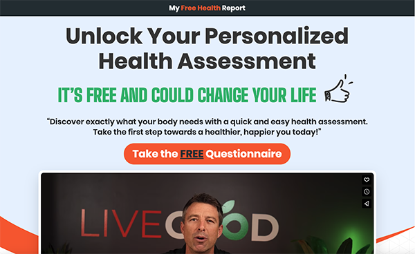 livegood free health assement